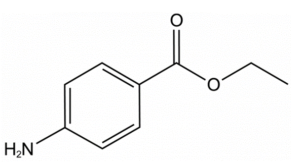 Benzocaine structure