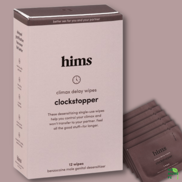 Hims Clockstopper Climax Delay Wipes