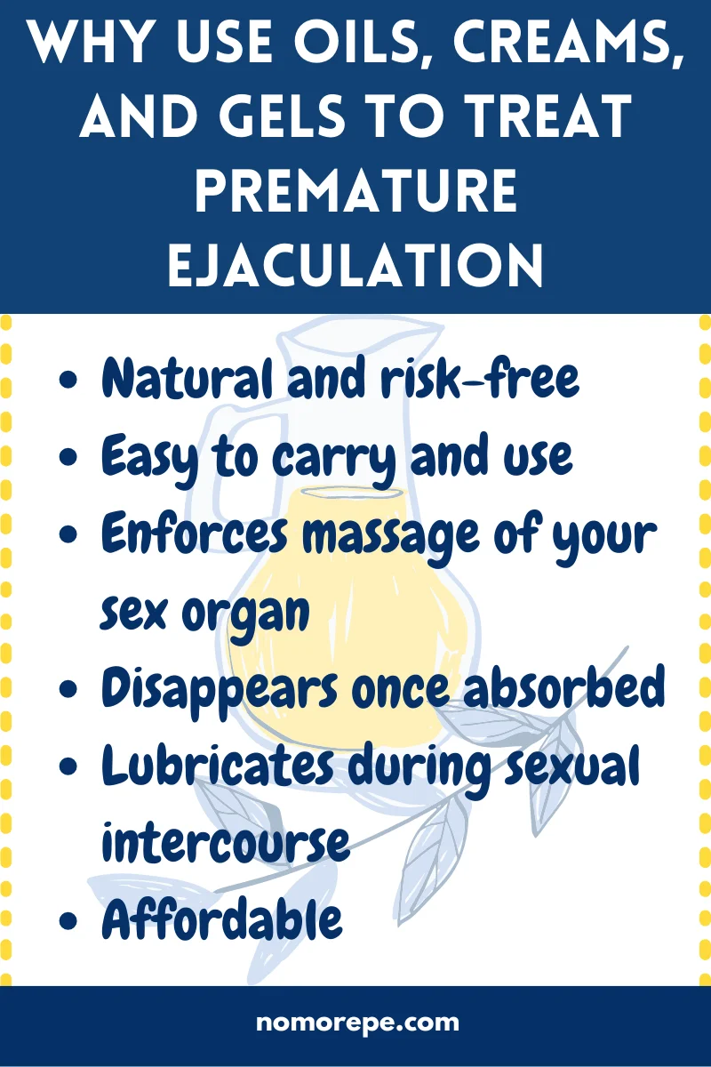 benefits of using delay oils for premature ejaculation