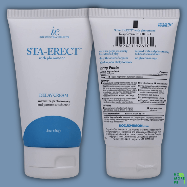 Doc Johnson Sta-Erect Delay Cream