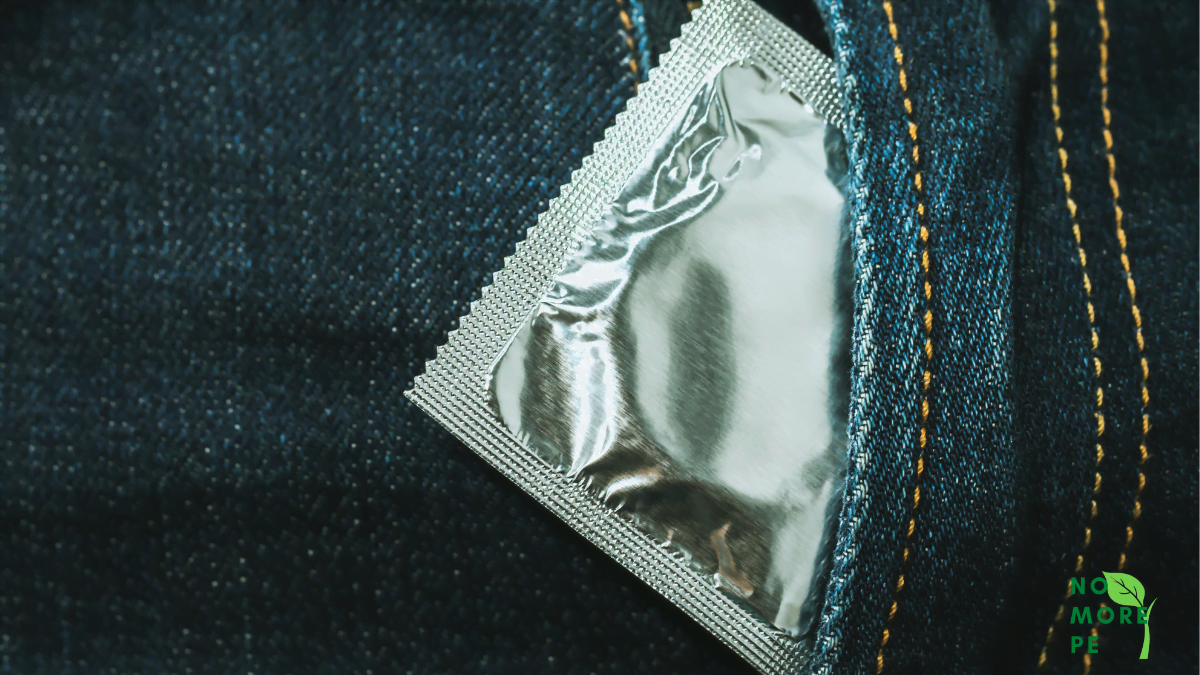 condom in jeans pocket