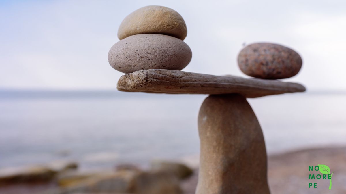 stones balanced on another stone